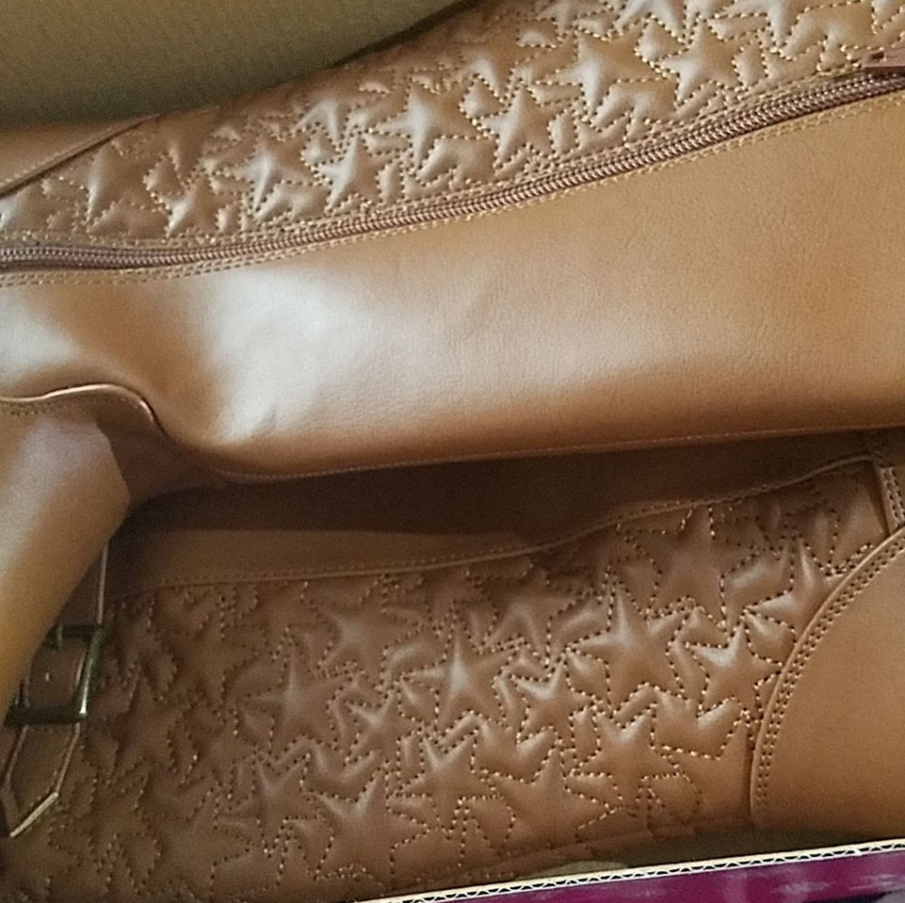 Tan tall boots